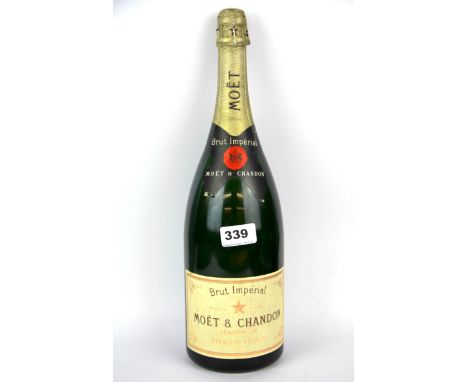 A 150cl vintage bottle of Moet &amp; Chandon champagne.