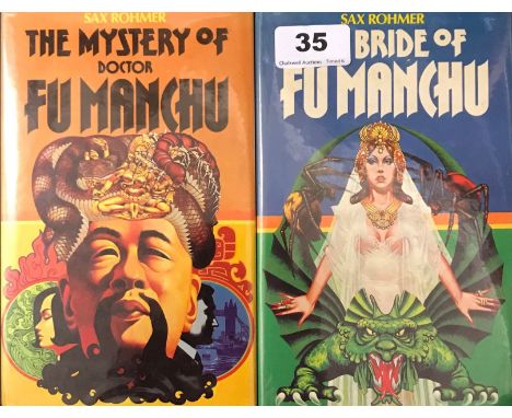 A 1977 first edition copy of 'The Mystery of Dr. Fu Manchu' together with a first edition copy of 'The Bride of Fu Manchu' bo