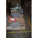(4) Pallets of various valves and components including Eaton hydraulics, cylinders, Skotch
