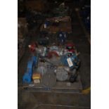 (5) Pallets of miscellaneous. valve parts and complete valves