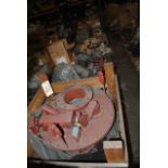 (5) Pallets of miscellaneous pump parts, pumps, valves, valve parts and actuator cylinders