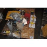 Pallet of miscellaneous. pump parts; Dresser Rand baffles, sprockets, ring spacers and Flowserve
