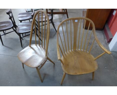 Two Ercol chairs