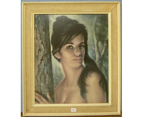 A J.H. Lynch print, Tina, framed