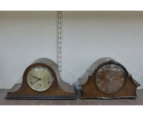 Two Westminster chime mantel clock
