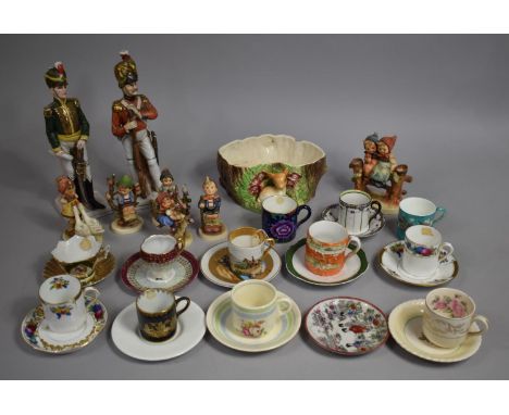 A Collection of Various Continental and English Ceramics to Comprise Selection of Goebel Ornaments, Continental Soldier Figur