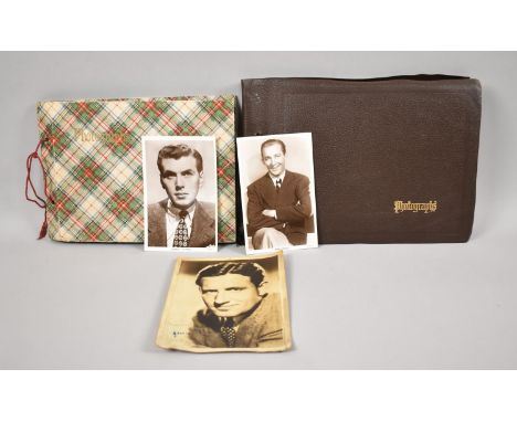 Two Vintage Photo Albums together with Publicity Photograph, Signed "Sincerely Spencer Tracy" 