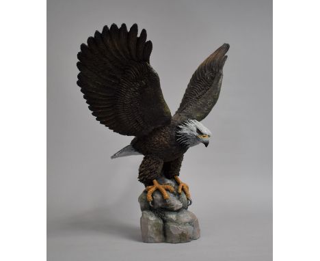 A Christopher Holt Hunting Birds Collection Figure, 204 Bald Eagle, 39cm high 