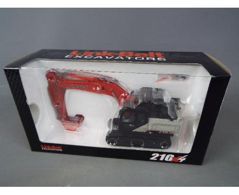 Conrad - A boxed Conrad diecast 1:50 scale L210x4 Link Belt Excavator. The model appears to be in Mint condition in a Mint wi