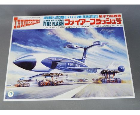 Gerry Anderson - Thunderbirds - an Aoshima Bunka Kyozai Co. all plastic model kit of Antomic Airliner Mk6 Fire Flash, series 