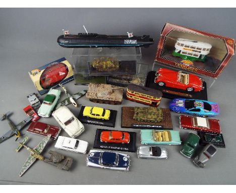 Corgi, Matchbox Dinky, Bburago, Matchbox, Solido, Others - Approximately 30 unboxed diecast and plastic vehicles in several s