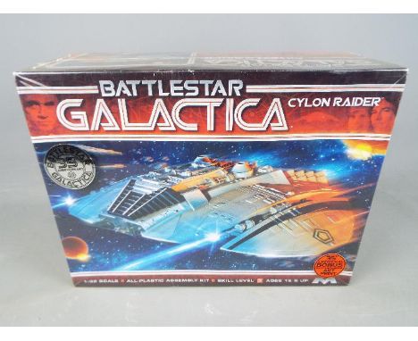 Battlestar Galactica - a Battlestar Galactica Cylon Raider 1:32 scale 35th Anniversary all plastic assembly kit by Moebius Mo