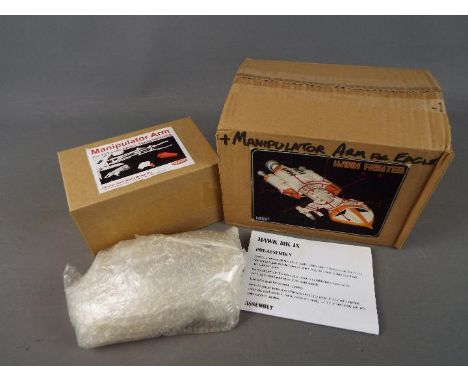 Warp Models, Space 1999 - A box containing two mixed media model kits in 1:72 scale by Warp Models depicting a 'Space 1999 Ha