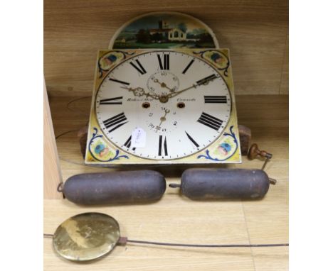 Robson Ord, Conside. An early 19th century eight day longcase clock movement with pendulum and weights