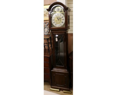 A longcase clock by A. L. Canham H.211cm