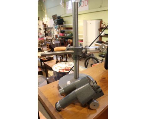 A vintage Leitz part microscope and laboratory stand