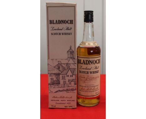 Bladnoch Lowland Malt Scotch Whisky (8 years old), 75cl bottle (boxed)