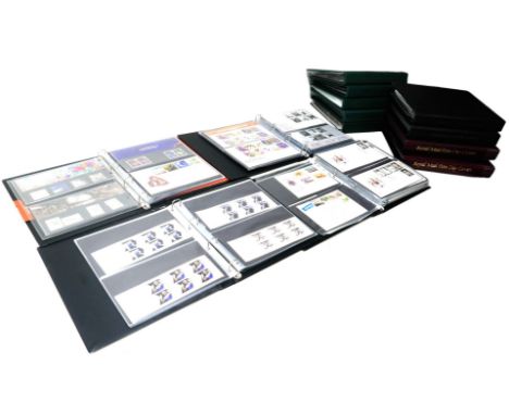 A collection of first day covers, spanning from 1970 to 2016, across thirteen part filled albums, together with stamps for th