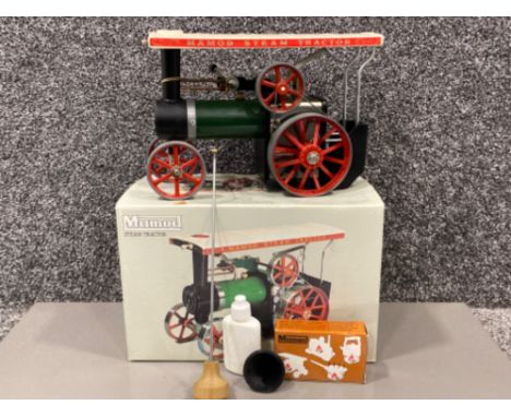 Vintage Mamod steam tractor with accessories &amp; original box 