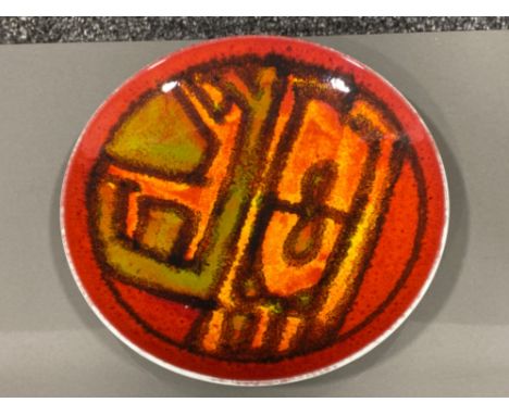 Poole pottery Delphis plate 