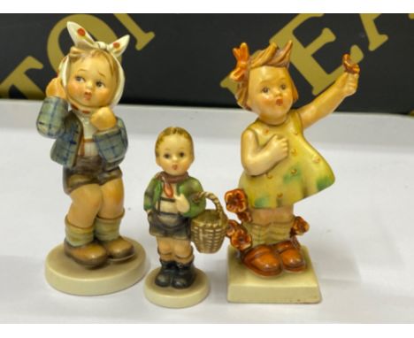 3 West German Hummel figures by Goebel 