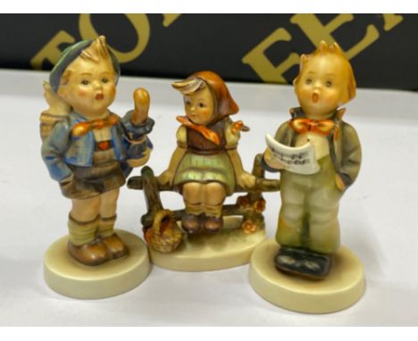 3 West German Hummel figures by Goebel 