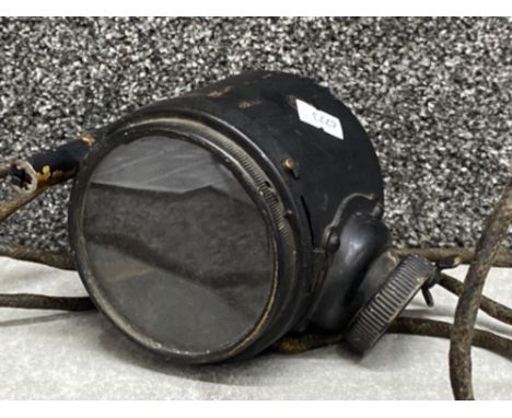Vintage morse code signal light 
