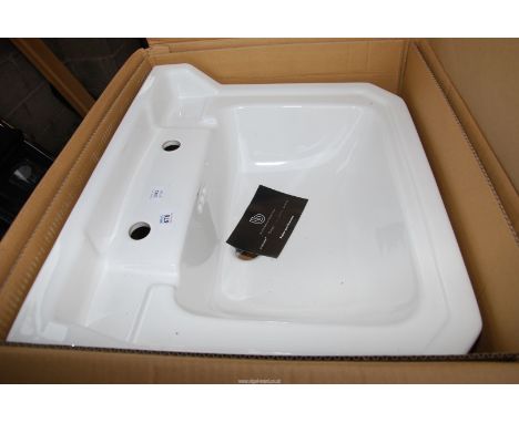 A 'Burlington' new hand basin - 61 cms.