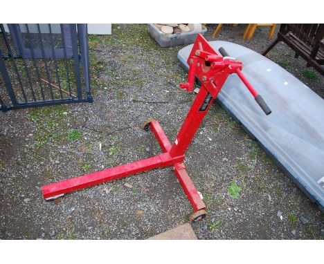 A 'Clarke' engine stand.