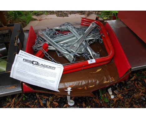 A "ResQ" collapsible metal Rescue Ladder.