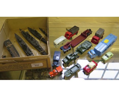 Lesney Matchbox 1-75 vehicles including 22 Vauxhall Cresta with metal wheels, seven others, two Minic Push-n-Go and six ship 