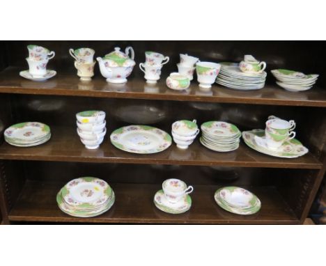 A Paragon Rockingham pattern part tea and coffee service