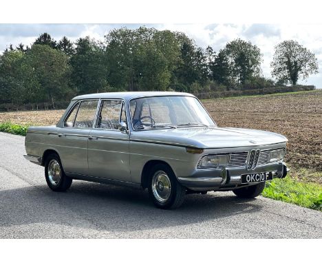 1968 BMW 2000 NEU KLASSE   Registration Number: OKC 10F Chassis Number: 1225247 Recorded Mileage: 28,051 miles  Launched in 1