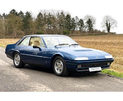 1988 FERRARI 412i  Registration Number: E110 OFR Chassis Number:  Recorded Mileage: 105,831 miles  The Ferrari 365 GT4 2+2 wa