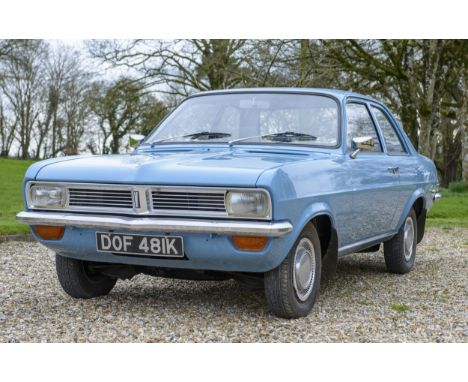 1972 VAUXHALL VIVA HC  Registration Number: DOF 481K Chassis Number: 931112E174253 Recorded Mileage: 77,357 miles  After seve