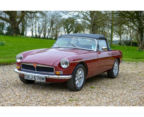 1974 MGB ROADSTER  Registration Number: SKJ 678M Chassis Number: GHNS 3444549 Recorded Mileage: 11,208 miles  - Subject of pr