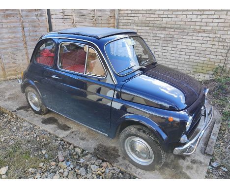 1971 FIAT 500L SALOON  Registration Number: JBY 492J Chassis Number: TBA Recorded Mileage: 40,300 kilometres  Introduced in J