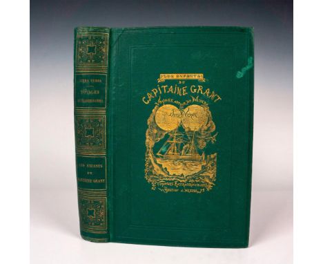 Very rare first edition of Les Enfants du Capitaine Grant (In Search of the Castaways) from Hetzel's Edition Personnalisee&nb