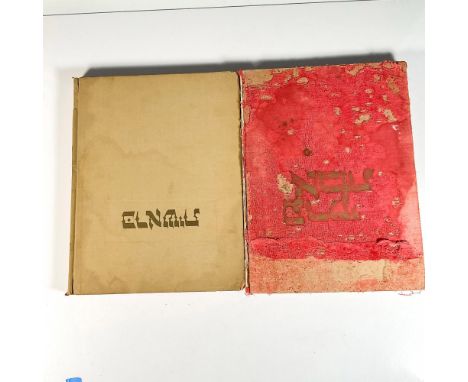 2 books by Saul Raskin with beautiful full page drawings and Hebrew to English translations. Books included are Genesis: Firs