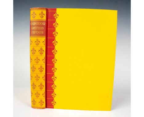 New York: The Heritage Press, 1958. First edition, yellow hardcover book with reddish-brown spine. A 496-page historical nove