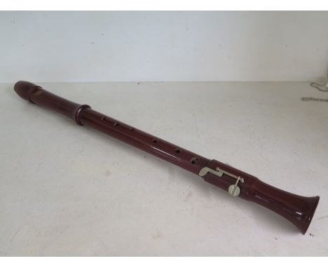 A Tenor recorder by Herwiga Choir - Length 65cm - some marking around mouthpiece