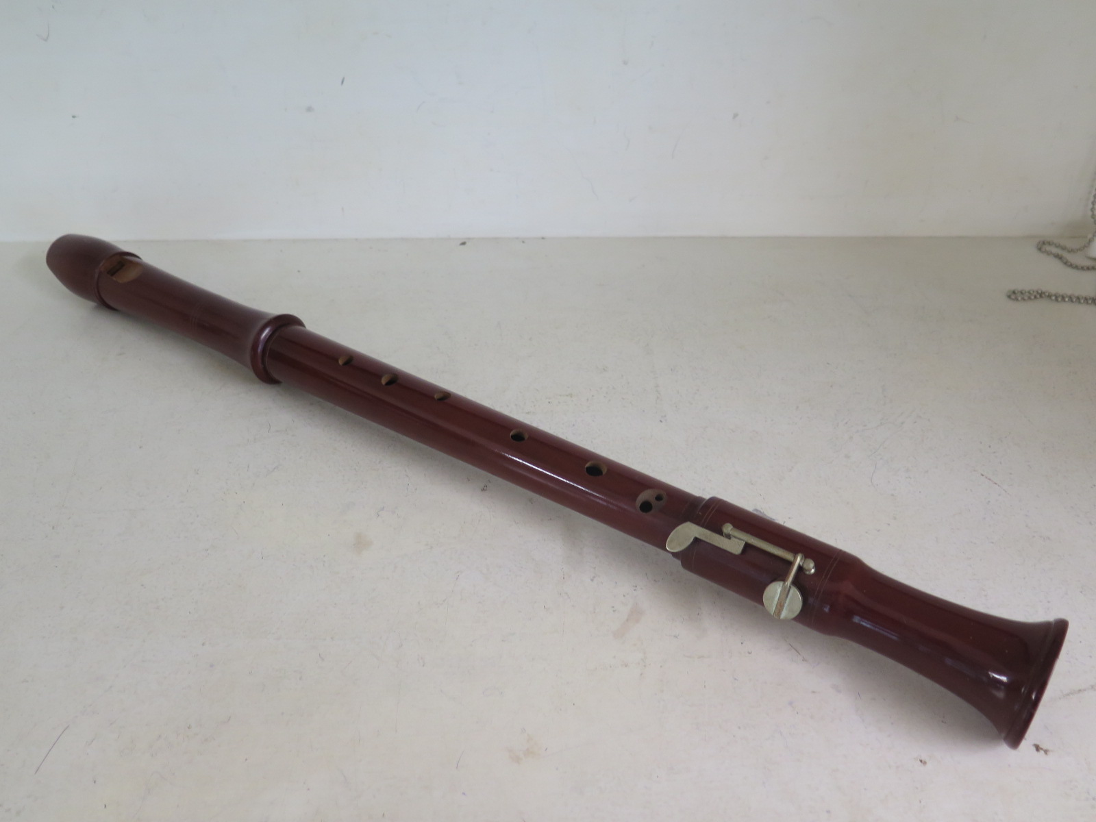 A Tenor recorder by Herwiga Choir Length 65cm some marking around