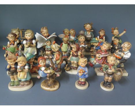 Twenty three Goebel, Hummel figures
Condition report: One with small chip to base, two with chip to hair