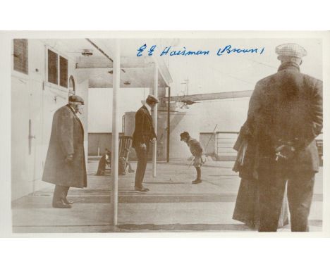 Edith Haisman signed 6x4inch black and white postcard. Good condition. All autographs come with a Certificate of Authenticity