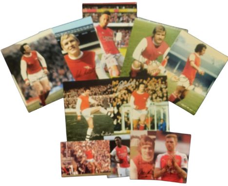 Arsenal signed photo collection. Various sizes. Good condition. All autographs come with a Certificate of Authenticity. We co