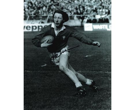 J P R Williams signed 10x8inch black and white photo. Good condition. All autographs come with a Certificate of Authenticity.