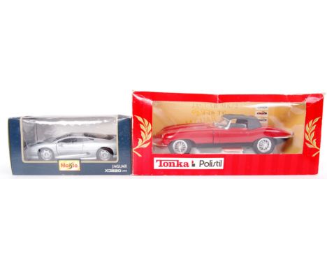 2x original 80s &amp; 90s diecast model vehicles to include; a Maisto Jaguar XC220 &amp; a Tonka Jaguar MK12 1:16 scale. Both