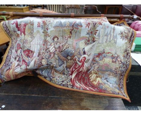 A TAPESTRY BANNER.
