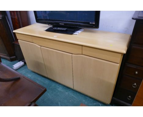Modern light timber sideboard