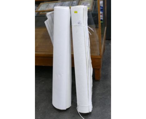 Two large rolls of vintage OS Land Ranger maps, on 1:50,000 scale series M726
